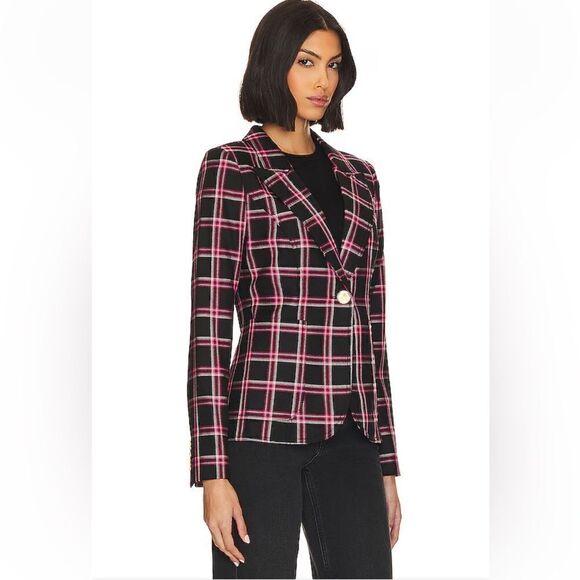 SMYTHE patch pocket duchess blazer - Picture 3 of 8